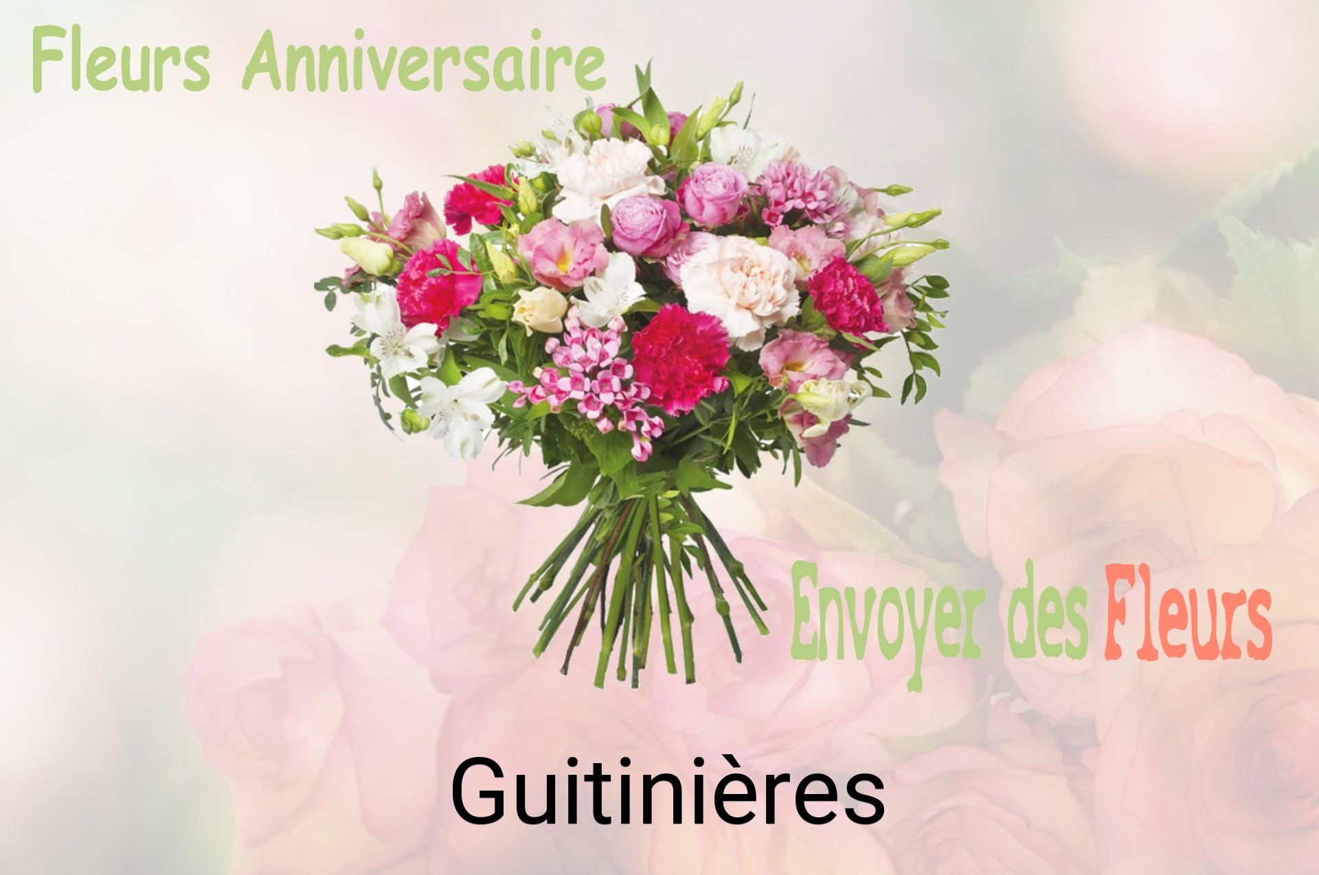 Bouquet de fleurs d’anniversaire livré à Guitinières